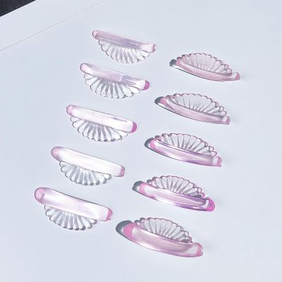 Troocolor Lash Lift Shields, Reusable Soft Eyelash Perm Curler for Lash Lift Kit with Shell Style Ancillary Eyelash Curl Lash Lift Pads, Pink