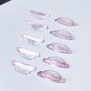 Troocolor Lash Lift Shields, Reusable Soft Eyelash Perm Curler for Lash Lift Kit with Shell Style Ancillary Eyelash Curl Lash Lift Pads, Pink view 1