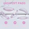 Troocolor Lash Lift Shields, Reusable Soft Eyelash Perm Curler for Lash Lift Kit with Shell Style Ancillary Eyelash Curl Lash Lift Pads, Pink view 3