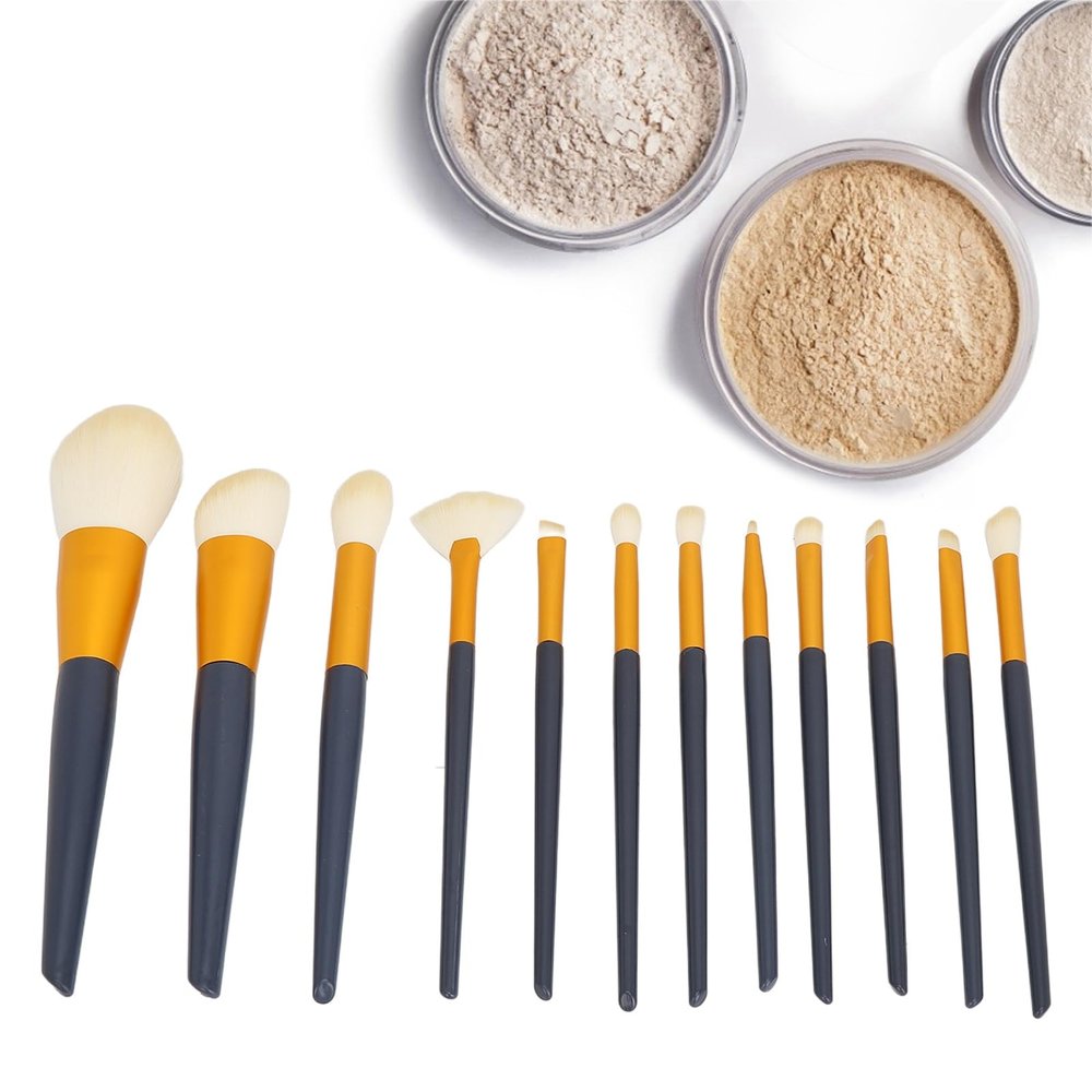 14 Pcs Makeup Brushes Set, Premium Synthetic Blending Face Powder Eye Shadow Concealer Make Up Brushes Tool Kit
