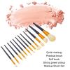 14 Pcs Makeup Brushes Set, Premium Synthetic Blending Face Powder Eye Shadow Concealer Make Up Brushes Tool Kit view 2