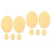 Mipcase 10pcs Reusable Oval Makeup Powder Puff for Cream Liquid Application Sponges for Wet Dry Use for Foundation Concealer Blending Gentle Skin for Makeup view 1