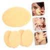 Mipcase 10pcs Reusable Oval Makeup Powder Puff for Cream Liquid Application Sponges for Wet Dry Use for Foundation Concealer Blending Gentle Skin for Makeup view 4