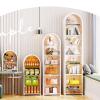 Makeup Organiser Storage 2 Tiers Metal Makeup Cosmetic Storage Organizer Cabinet Box, Easily Organize Your Cosmetics, Jewelry and Skincare, Looks Elegant Sitting on Your Vanity, Bathroom Counter or Dr view 4