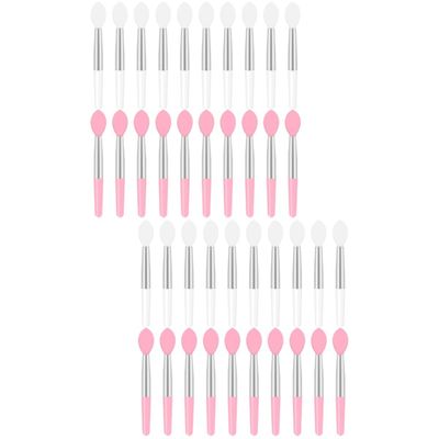 FRCOLOR 40pcs Micro Makeup Brush Travel Lip Brush Silicone Lipstick Applicator