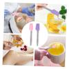 FRCOLOR 6pcs Silicone Wax Scraper Non-stick Waxing Applicators for Hair Removal and Easy to Clean Waxing Sticks for Home Salon Use view 2