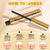 Eyebrow Growth Serum,W3W Eyebrow Enhancer for Boost Lash Growth Serum, Advanced Formula for Longer, Fuller, and Thicker Lashes Eyebrow, 4 ML (Golden) view 2