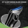 BALUCA Slanted Blade Ingrown Toenail Clippers for Thick Toenails, Angled Toe Nail Fingernail Cutter Trimmer for Seniors and Men - Black view 3