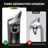 BALUCA Slanted Blade Ingrown Toenail Clippers for Thick Toenails, Angled Toe Nail Fingernail Cutter Trimmer for Seniors and Men - Black view 4