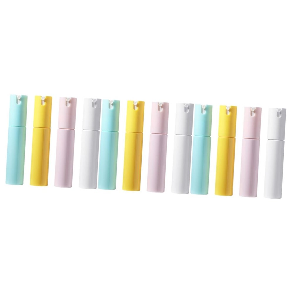 Mipcase 12pcs Sturdy Mist Spray Bottles for Travel Empty Lotion Storage Bottle