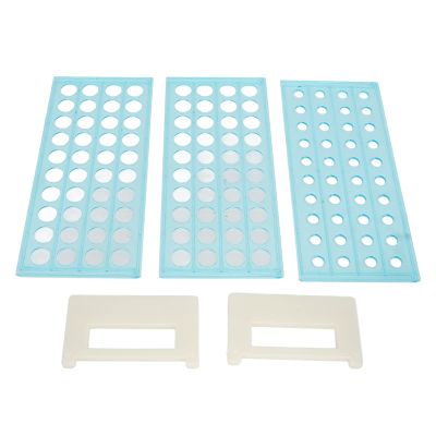 Xcello DIY 40 Slot Acrylic Roller Bottles Holder, Vertical Display for Essential Oils and Lipsticks