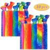 10pcs Elastic Hair Ties for Girls Women Cute Ribbon Ponytail Holders No Damage Knotted Hair Bands-Glitter Hair Tie view 2