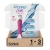 Schick Hydro Silk Trimstyle Bikini Razors with Trimmer |5 Blade for Women, Hair Removal & Moisturizing Razor Blade Refills for Women with Shower Hanger, 6 Count (Pack of 1) view 2