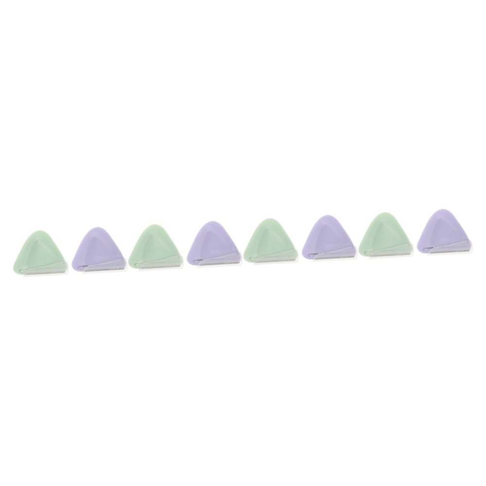 Mipcase 8pcs Portable Eyebrow Trimming Cutters Eyebrow for Precise Grooming for Home Use Travel Includes Designs