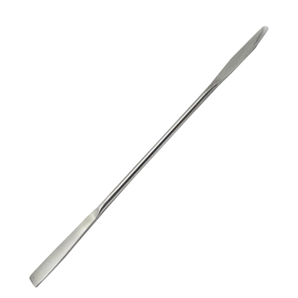 Housoutil Stainless Steel Makeup Mixing Rod Beauty Tools for Foundation Lipstick Concealer Silver Cosmetic Mixing Makeup Spatul