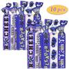 10pcs Elastic Hair Ties for Girls Women Cute Ribbon Ponytail Holders No Damage Knotted Hair Bands-Purple Cheer Hair Tie view 2