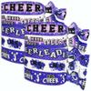 10pcs Elastic Hair Ties for Girls Women Cute Ribbon Ponytail Holders No Damage Knotted Hair Bands-Purple Cheer Hair Tie view 3