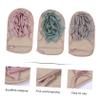 Mipcase 9pcs Exfoliating Bath Gloves Double-sided Clean Brush Mitts Deep Shower Scrub Mitts for Body Bath Dead Skin Remover Reusable Gentle Skin Scrubbers view 2