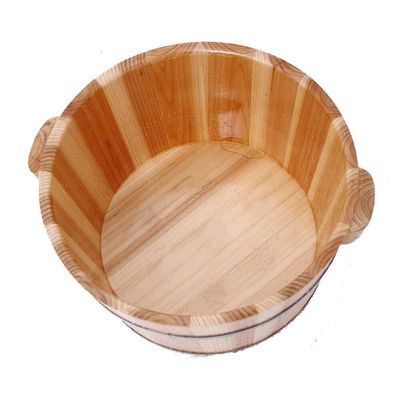 Solid Wood Foot Tub - Wooden Foot Bath Bucket - Wooden Foot Basin - Solid Wood Foot Tub for Soaking Feet, for Household Use - Wooden Foot Bath Bucket - Solid Wood Foot Tub for Soaking Feet