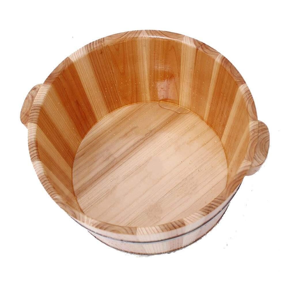 Solid Wood Foot Tub - Wooden Foot Bath Bucket - Wooden Foot Basin - Solid Wood Foot Tub for Soaking Feet, for Household Use - Wooden Foot Bath Bucket - Solid Wood Foot Tub for Soaking Feet