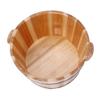 Solid Wood Foot Tub - Wooden Foot Bath Bucket - Wooden Foot Basin - Solid Wood Foot Tub for Soaking Feet, for Household Use - Wooden Foot Bath Bucket - Solid Wood Foot Tub for Soaking Feet view 1