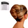 Bouffant Ponytail DIY Comb Inserts Hair Bun Maker Bumpit - Black view 1