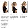 Bouffant Ponytail DIY Comb Inserts Hair Bun Maker Bumpit - Black view 3