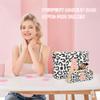 2 PCS Initial Makeup Bag, Personalized Travel Cosmetic Bag/11 12 13 14 15 16 Year Old Girl Gifts, Preppy Stuff Birthday Gifts for Women Friends, Skincare Bag, Teen Girl Gift Trendy Stuff, Leopard T view 2