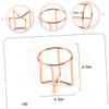 Housoutil 6pcs Rose Gold Makeup Sponge Display Stand Cross Shape Puff Drying Rack for Healthy Ventilated Storage Washable Beauty Organizer for Women and Girls view 2