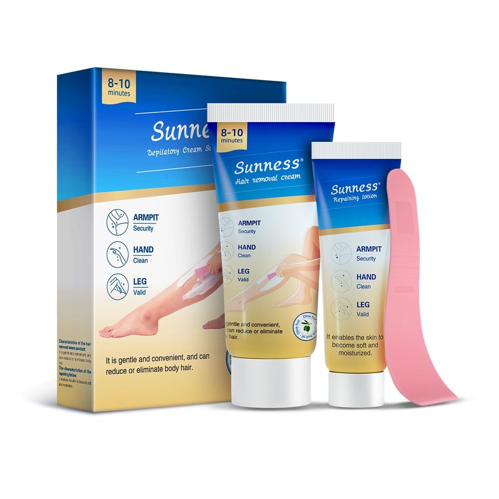 Hair Removal Repair Kit, Facial Hair Removal Cream for Women Body Hair Removal Cream Intimate Depilatory Cream for Face, Arm, Leg and Bikini Hair Remover