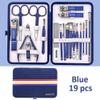 Wcxixo Nail Cutter Set Stainless Steel Nail Clippers Set with Folding Bag Manicure Kits Scissors Makeup Beauty Tool view 2