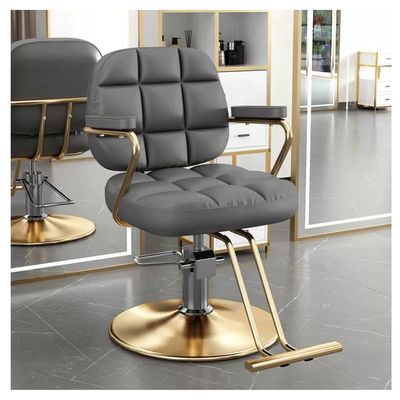 IBOWZ Barber Chair, Salon Chair for Hair Stylist Hand Hydraulic Recline Barber Chair Salon Chair for Hair Stylist Heavy Duty Tattoo Chair Shampoo Beauty Salon Equipment,White,B