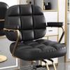 IBOWZ Barber Chair, Salon Chair for Hair Stylist Hand Hydraulic Recline Barber Chair Salon Chair for Hair Stylist Heavy Duty Tattoo Chair Shampoo Beauty Salon Equipment,White,B view 3
