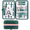 Wcxixo Nail Cutter Set Stainless Steel Nail Clippers Set with Folding Bag Manicure Kits Scissors Makeup Beauty Tool view 1