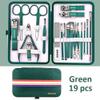 Wcxixo Nail Cutter Set Stainless Steel Nail Clippers Set with Folding Bag Manicure Kits Scissors Makeup Beauty Tool view 2