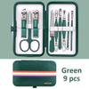 Wcxixo Nail Cutter Set Stainless Steel Nail Clippers Set with Folding Bag Manicure Kits Scissors Makeup Beauty Tool view 2