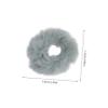 Housoutil Sets Wide Side Ponytail Holders Hair Ring Imitation Fur Hair Accessories Tiara Random view 2