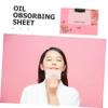 Housoutil 200pcs Facial Oil Blotting Oil Absorbing Paper Natural Fiber Portable Box for Oily Skin Care view 3