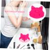 Housoutil Cosmetic Brush Portable Scrubber Cup for Effortless Makeup Brush Care Safe and Design for Daily Use view 3