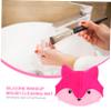 Housoutil Cosmetic Brush Portable Scrubber Cup for Effortless Makeup Brush Care Safe and Design for Daily Use view 4