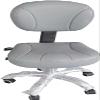YUNYHAO Saddle Stool, Computer Work Chair, Ergonomic Gray Rolling Stool, Height Adjustable, Suitable for Dental Clinic, Bar, Kitchen, Salon Stool view 1