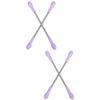 minkissy 4pcs Portable Facial Hair Remover Spring Epilator Tool for Quick Hair Removal Stainless Steel Threading Device for Smooth Skin for Travel and Home Use view 1