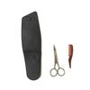 Housoutil 2sets Stainless Steel Eyebrow Trimmer Mustache Scissors Beard Cutting Hair Cutting Kit Barber Shop Home Diy Use view 3