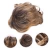 Housoutil 2pcs Women Realistic Short Curly Wig Natural Looking Lace Front Hairpiece Yellow for Cosplay Parties Daily Wear Comfortable Fit Stylish Design view 4