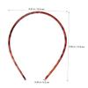 Housoutil 3pcs Chic Plastic Hair Band Teeth Thick Set Colors for Daily Wear and Quick Styling for Women and Girls view 4