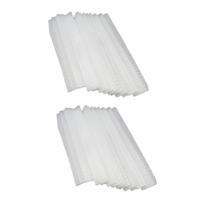 NOLITOY 100pcs Makeup Brush Protector Mesh Covers Cosmetic Brush Covers for Travel Reusable and Elastic Design and Protected