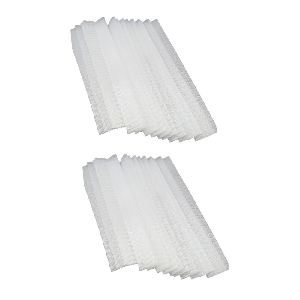 NOLITOY 100pcs Makeup Brush Protector Mesh Covers Cosmetic Brush Covers for Travel Reusable and Elastic Design and Protected
