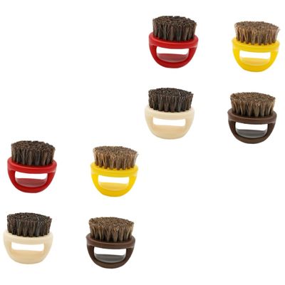 FRCOLOR 8pcs Quality Materials Male Beard Brush Kit Combs Brush Professional Random Color