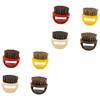 FRCOLOR 8pcs Quality Materials Male Beard Brush Kit Combs Brush Professional Random Color view 1