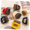 FRCOLOR 8pcs Quality Materials Male Beard Brush Kit Combs Brush Professional Random Color view 3